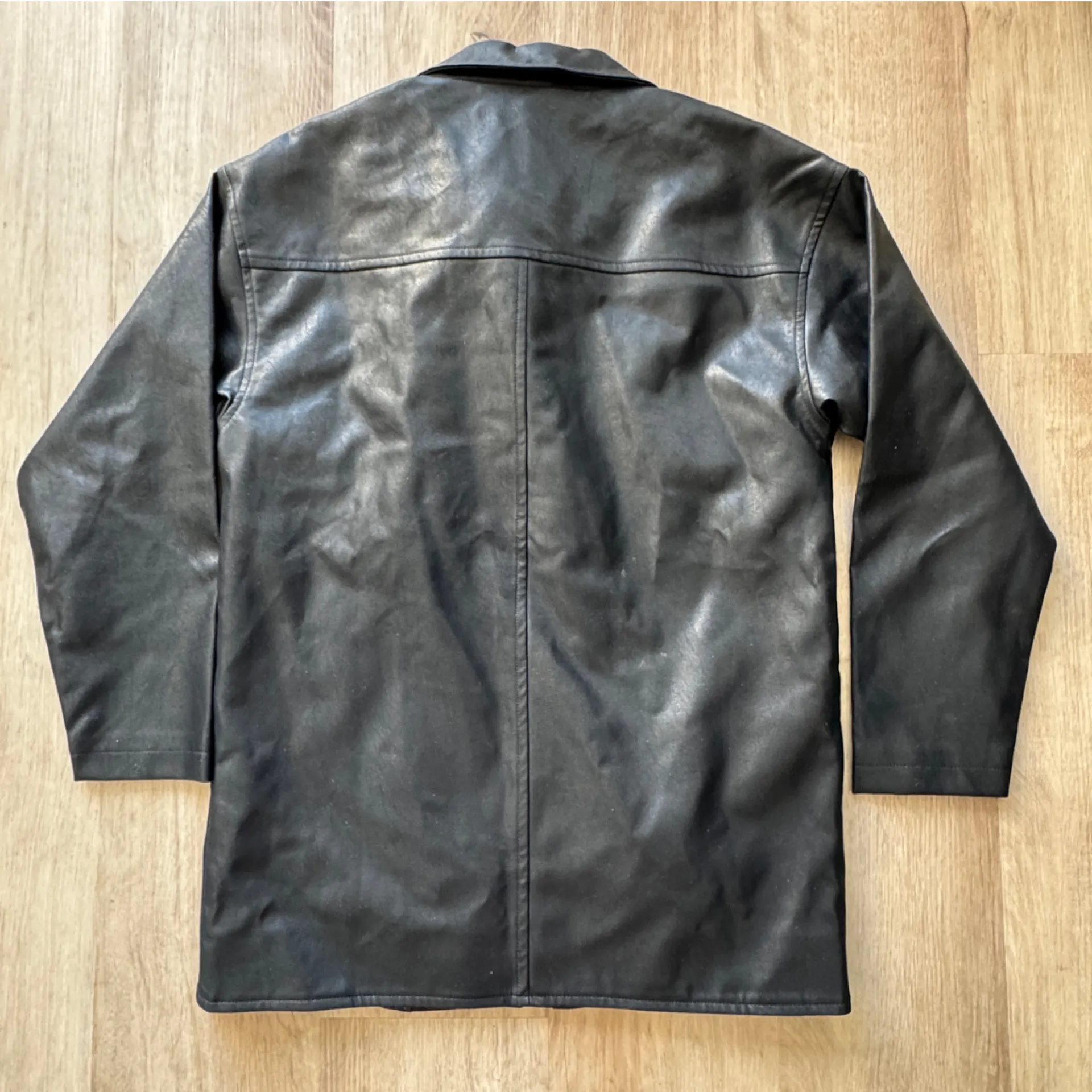 12th Tribe x The Salty Blonde Faux Leather Jacket sz S - Image 9