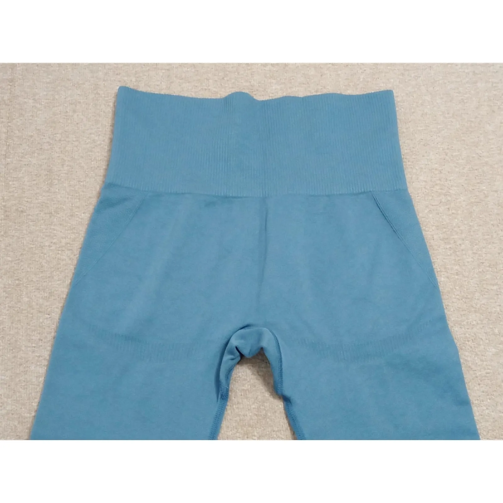 Women’s Set Workout Nova Active Leggings And Top Active Wear Gray Size Medium - Image 12