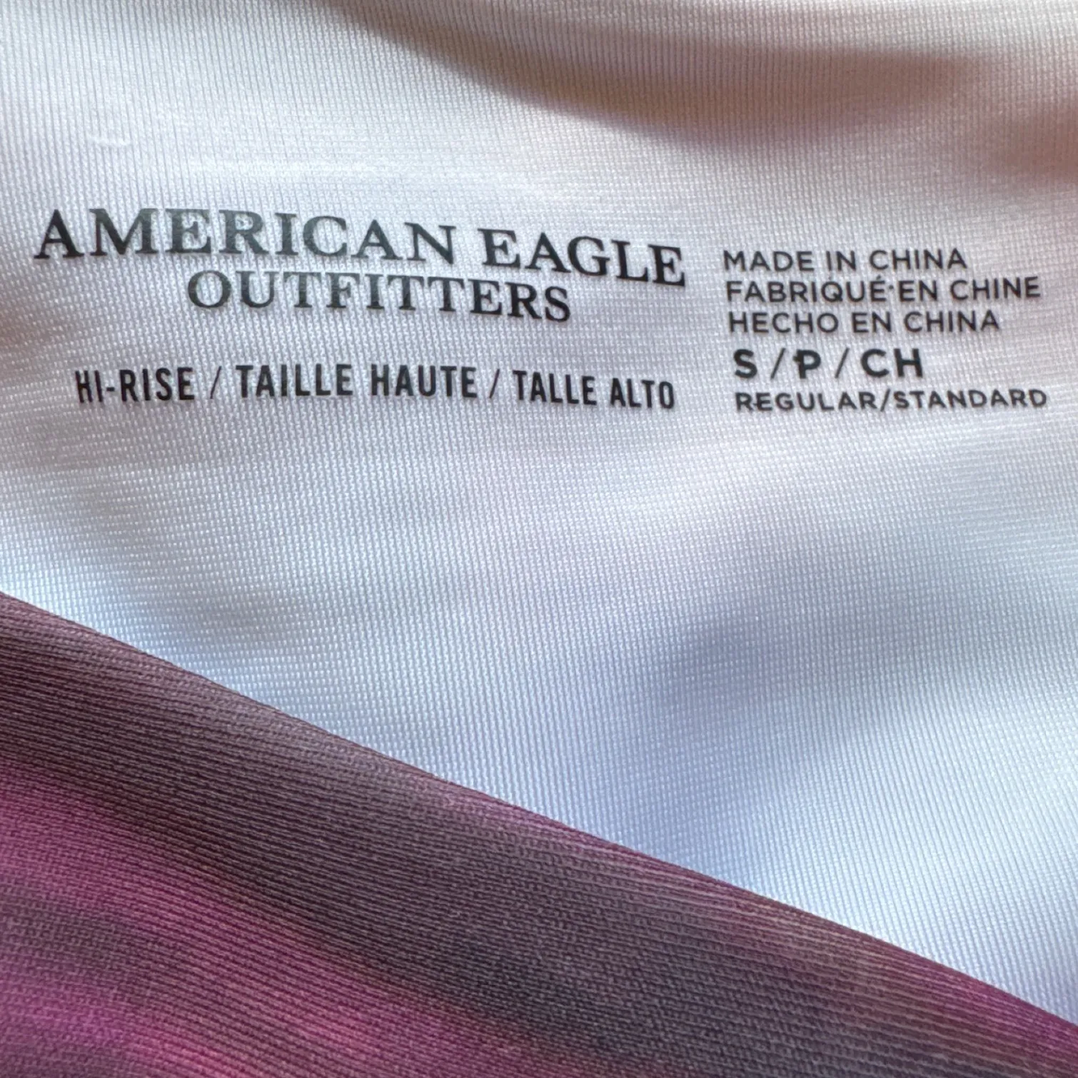 American Eagle Outfitters AE Hi-Rise Sunset Graphic Print Leggings - Image 3