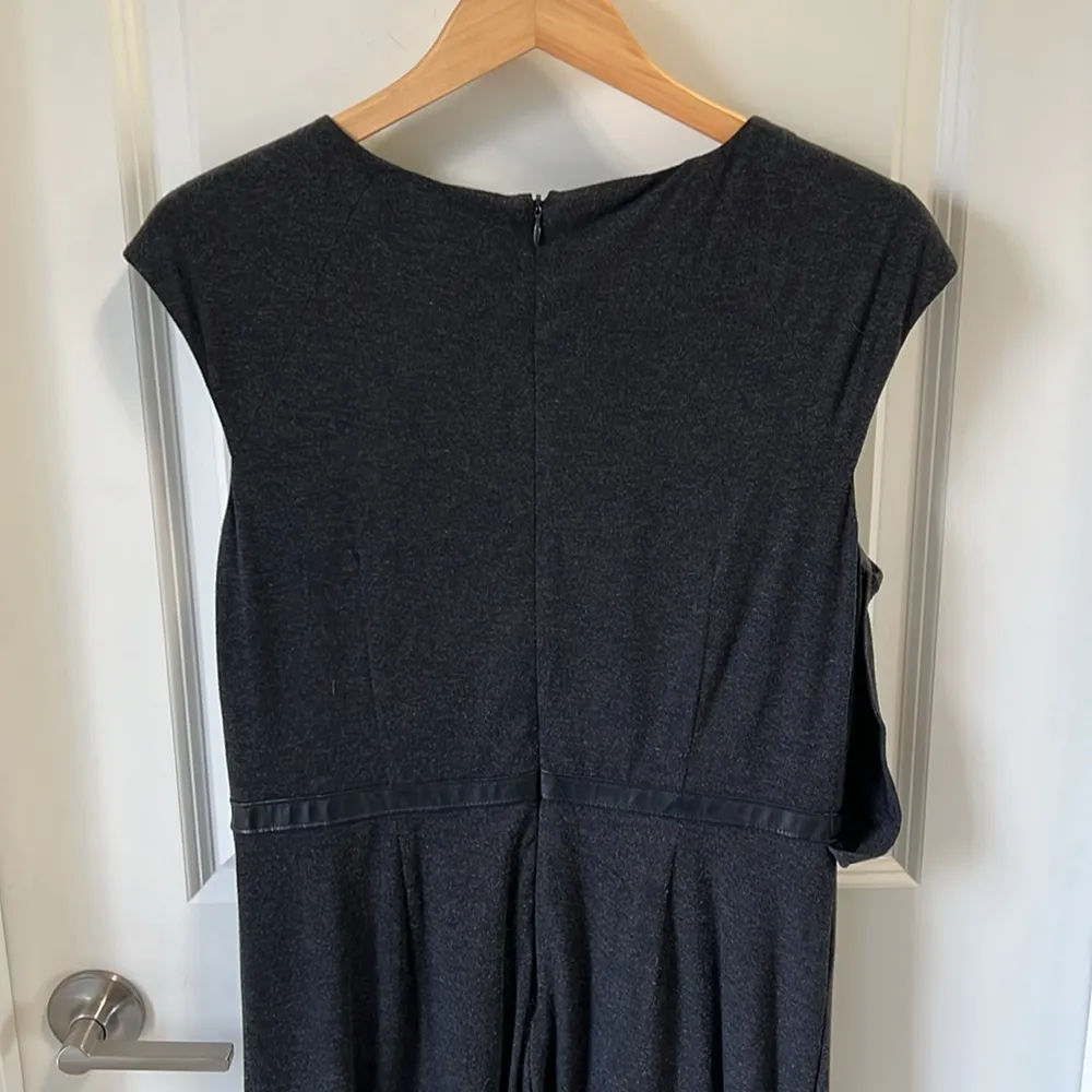 Adrianna Papell Dark Gray Dress - Image 4