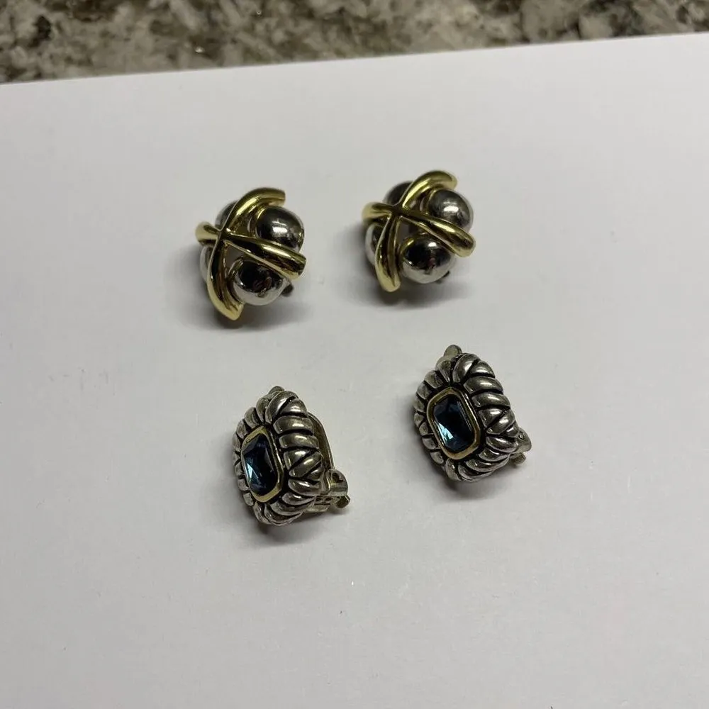 Lot of 2 Women's Clip On Clip - Image 4