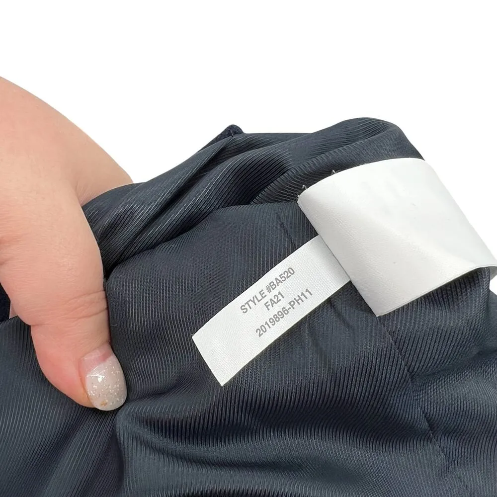 J. Crew Relaxed Lady Jacket in Double Serge Wool Navy Blue‎ Size 2 - Image 11