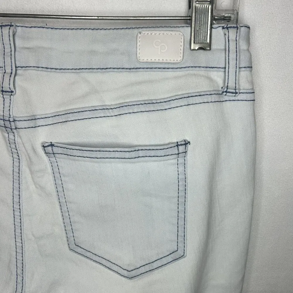 Celebrity Pink Jeans Womens 9 /29 (29x29) Skinny Mid-Rise Light Wash Blue Stitch - Image 11