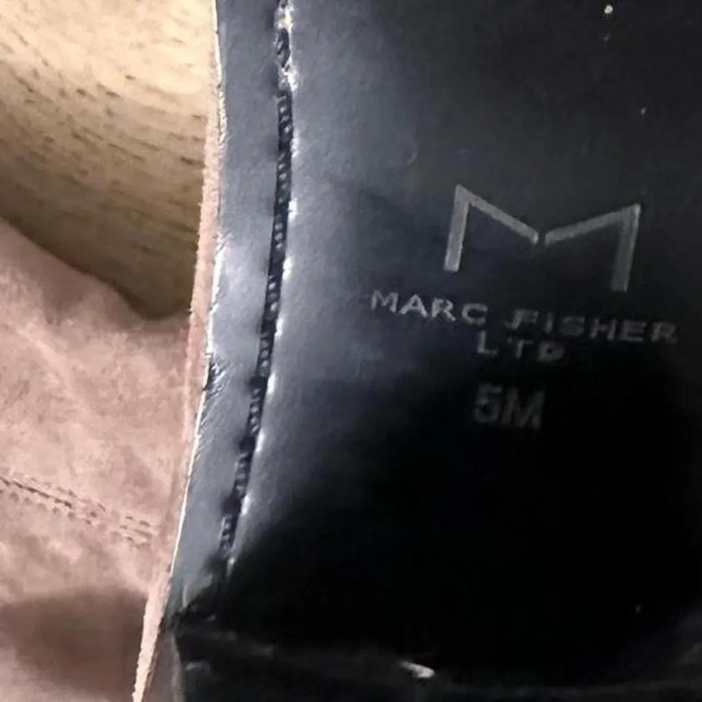 Marc Fisher Womens Yakira Tan Over the Knee Suede Boots - Image 7