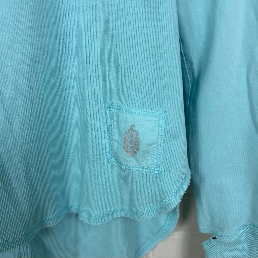 FP Movement Simply Layer Ribbed Long Sleeve Top Size S Blue - Image 8