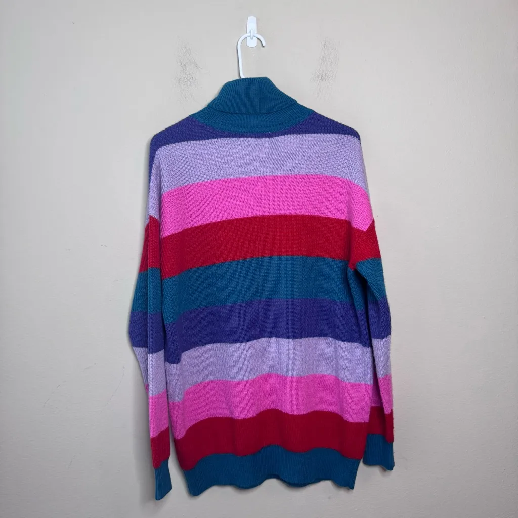 Lovers + Friends Marianne Striped Turtleneck Sweater - Image 11