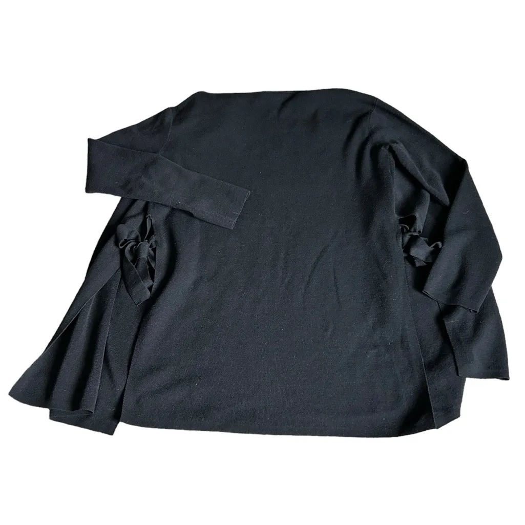 3/$15 THEORY tie sides open cardigan - Image 3