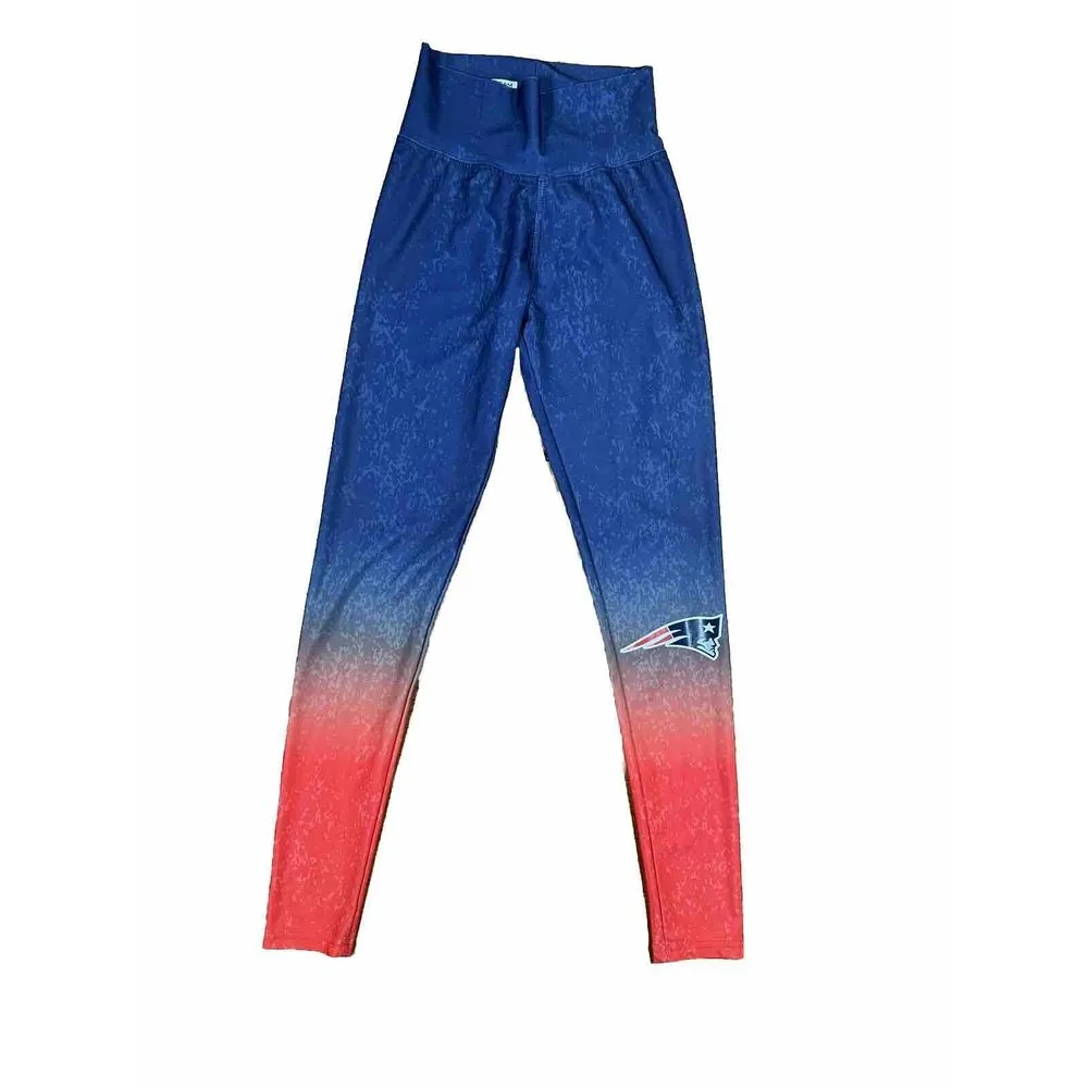 New England Patriots‎ Womens Leggings NFL Team Apparel Blue Red Small - Image 2