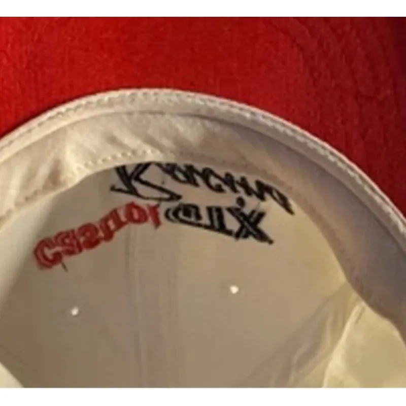 Vintage Castrol GTX Racing Snapback Hat Made in USA Red - Image 5