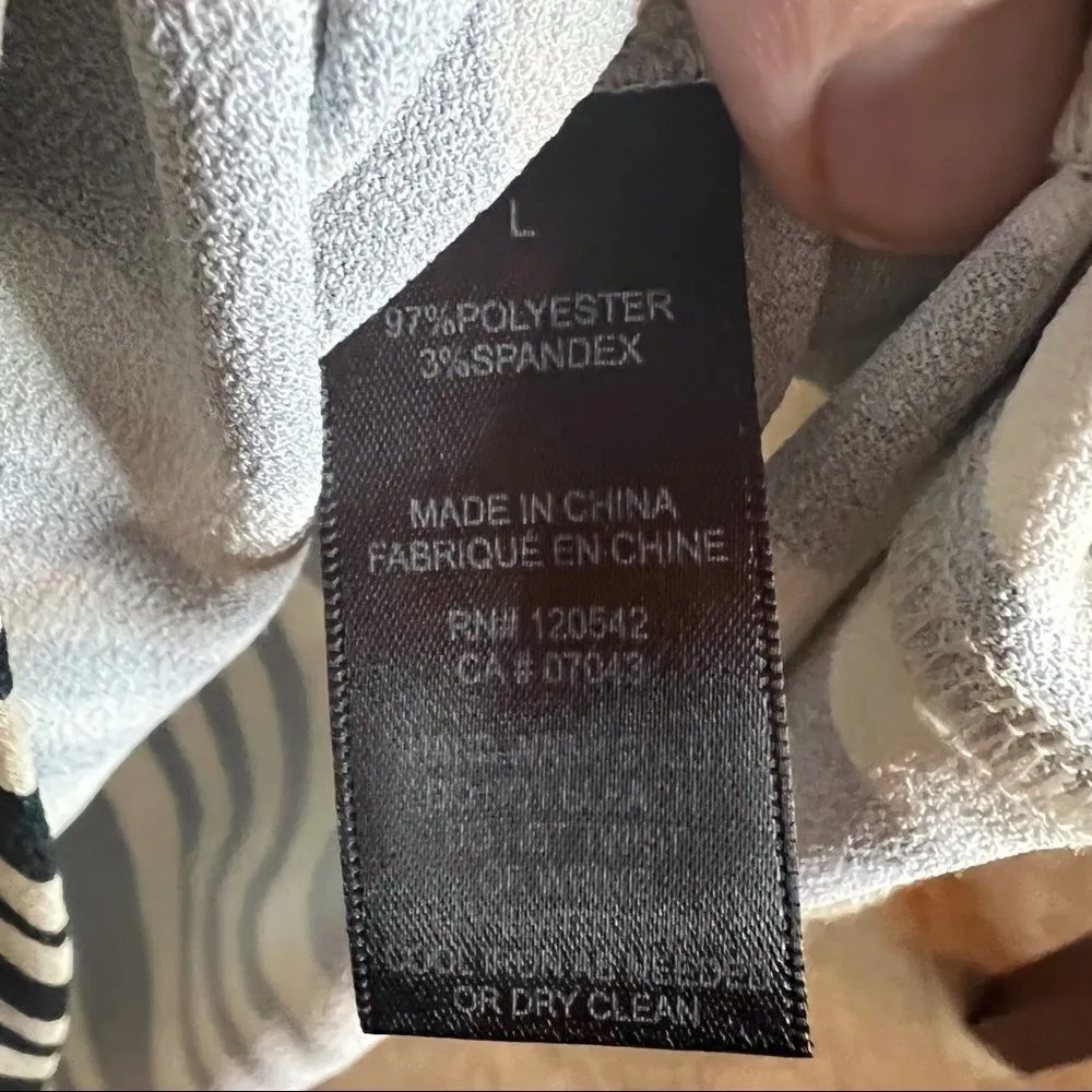 Felicity & Coco‎ Sterling W/Tie Dress Size Large. White - Image 7