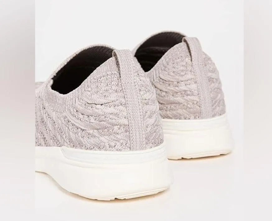 APL Tech loom wave sneakers in Tundra/Ivory/Melange brown color - Image 3