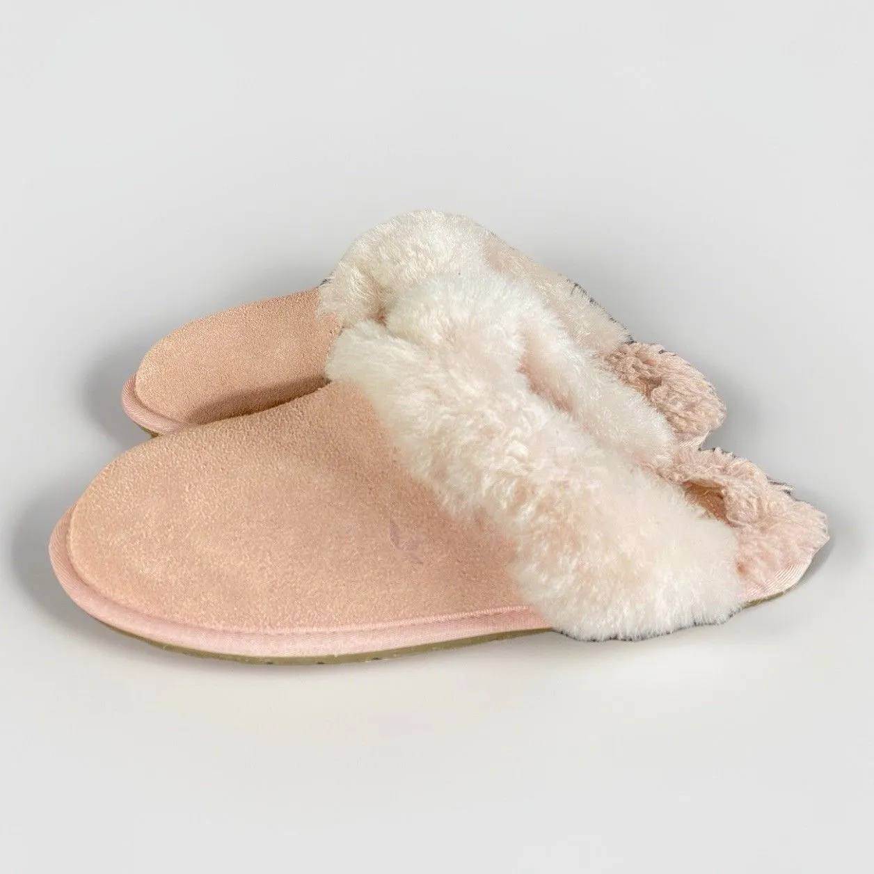 Koolaburra by UGG 1015823 Pink Suede Shearling Slip - Image 2