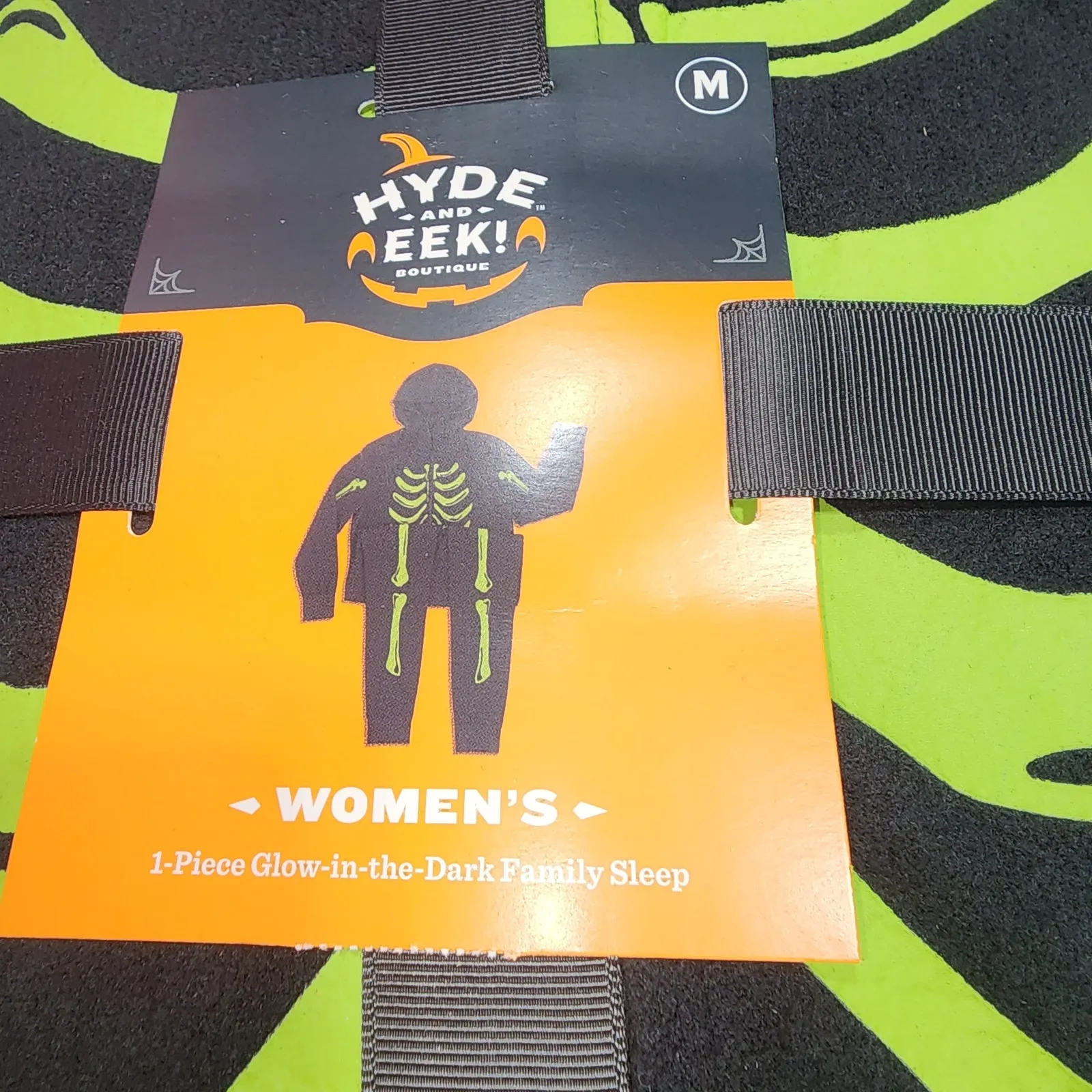 Hyde and eek women's skeleton sleepwear medium Black - Image 2