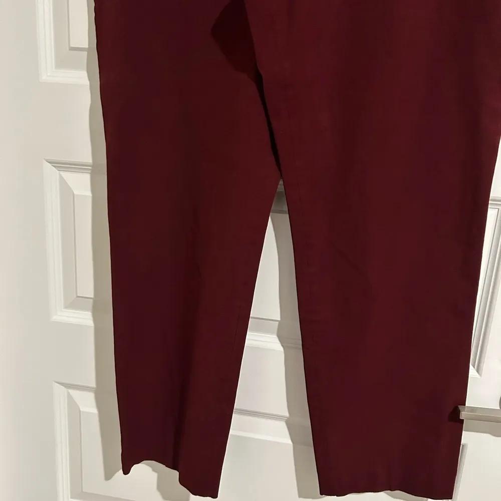 High Waist Slim Curvy Pants Brown Size 16 - Image 5
