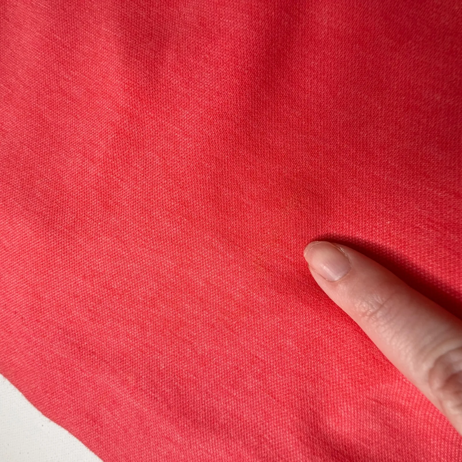 Skies Are Blue Coral Pink Knit Blazer Sz XXL Striped Cuff Jacket Stretch Office - Image 5