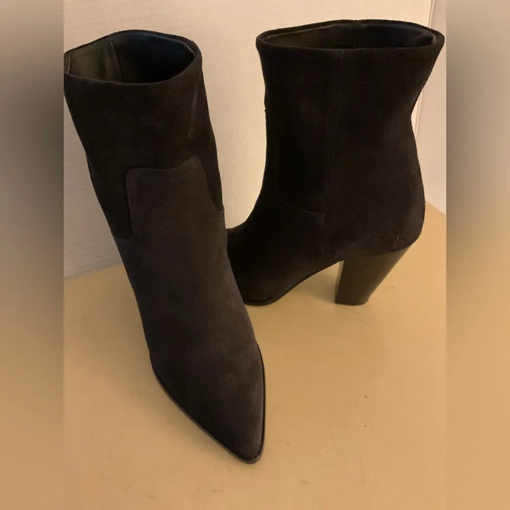 Brochu Walker The Marta women black suede heel boots size 9 - Image 5