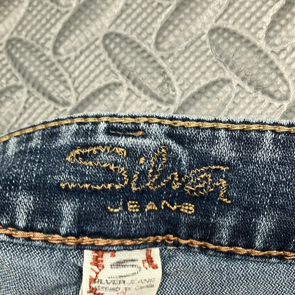 Silver‎ Jeans Light Blue Boot Cut Women's Jeans Size S - Image 3