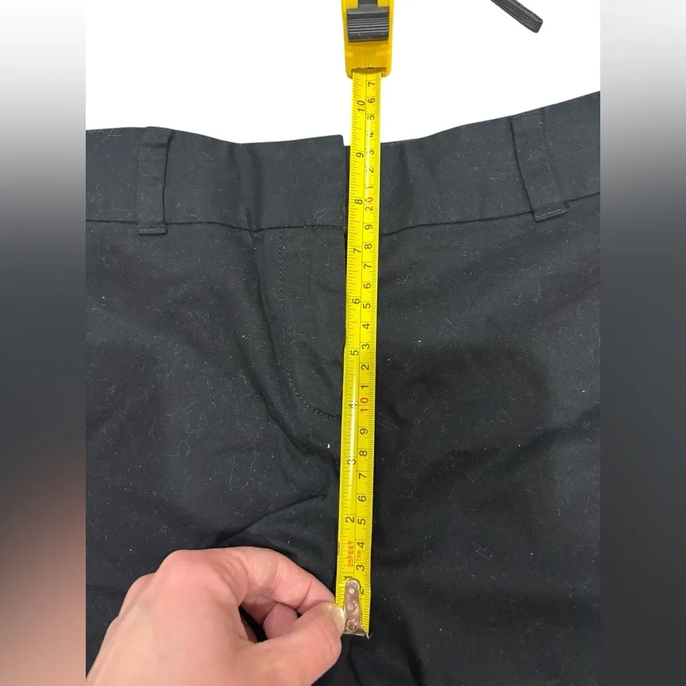 NEW LOFT Black Chino Cotton 4" Inseam Classic Shorts Sz 4 - Image 8