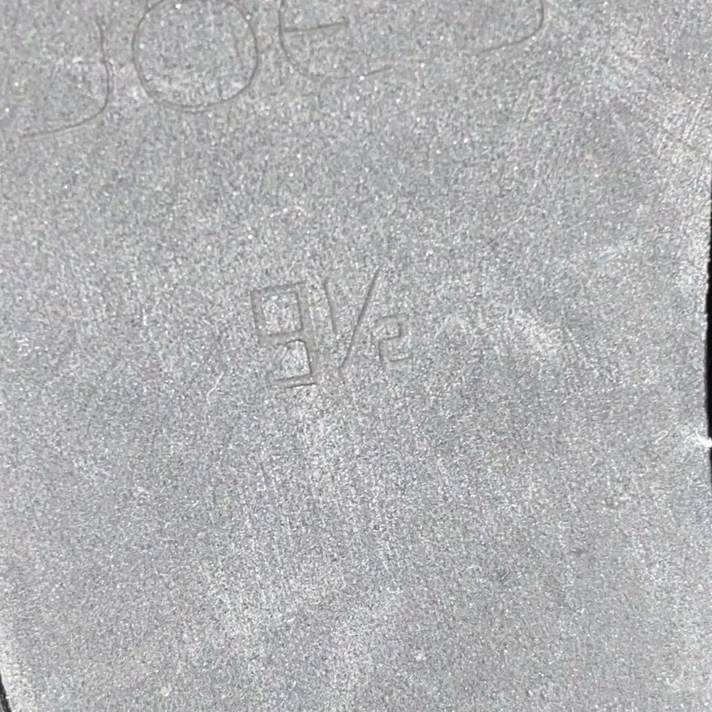 Joe's Jeans Wedged Heel Strapped Sandal Black with grey/burgundy size 9.5 - Image 14