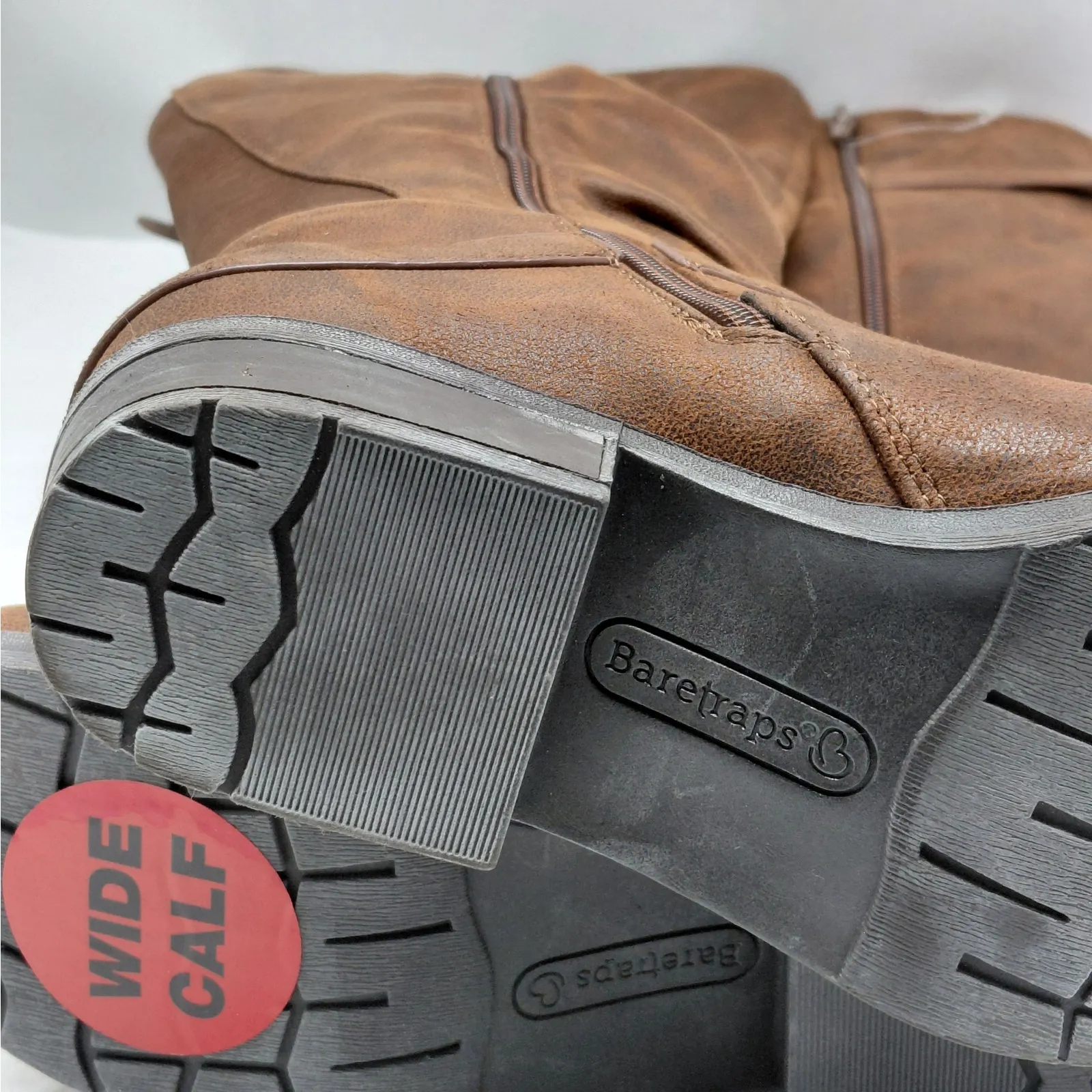 Baretraps Womens Yanessa2 Size 6M Riding Boots Wide Calf Brown Knee High Western - Image 10