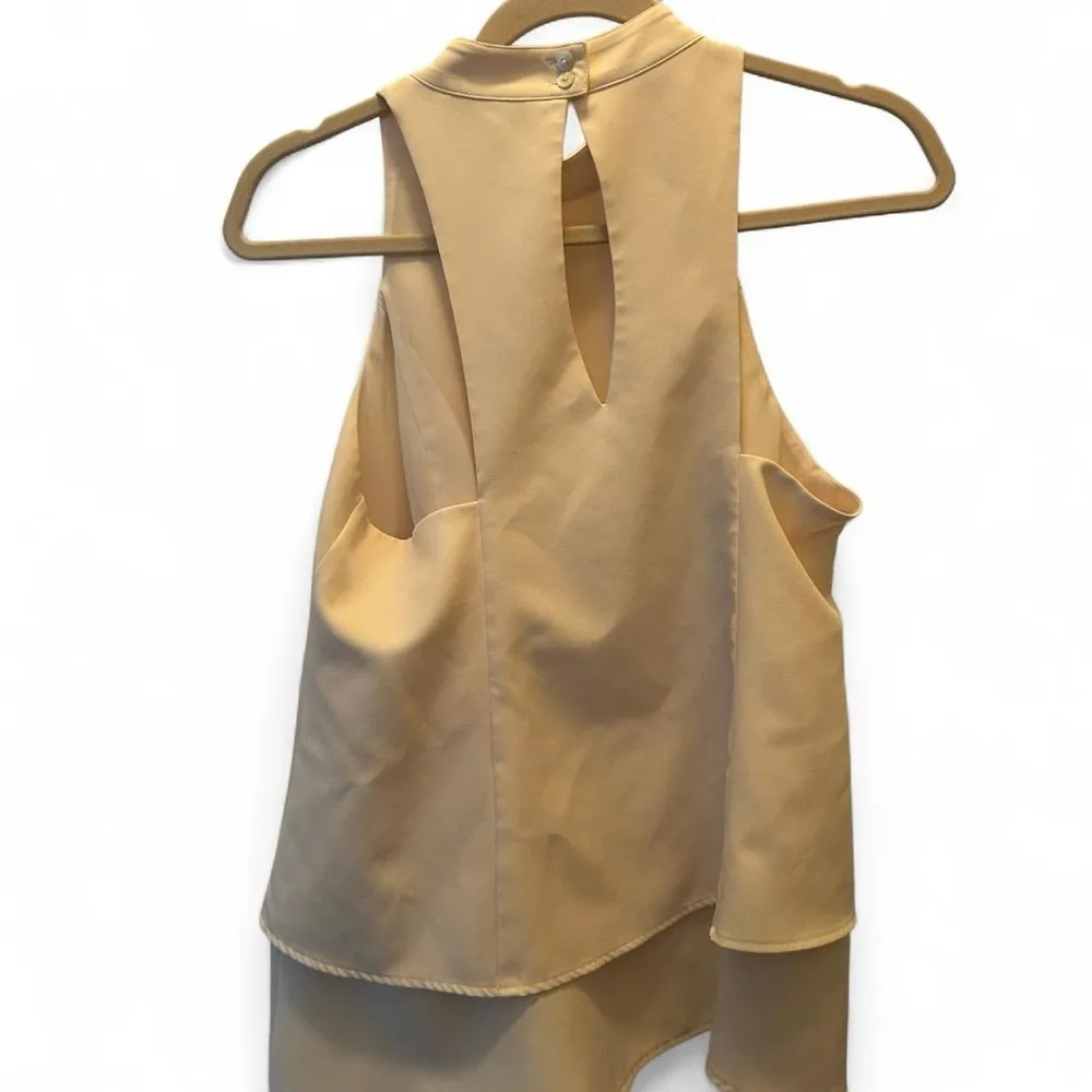 Crosby by Mollie Burch Cream Peplum Top | Size S | Chic & Flowy - Image 7