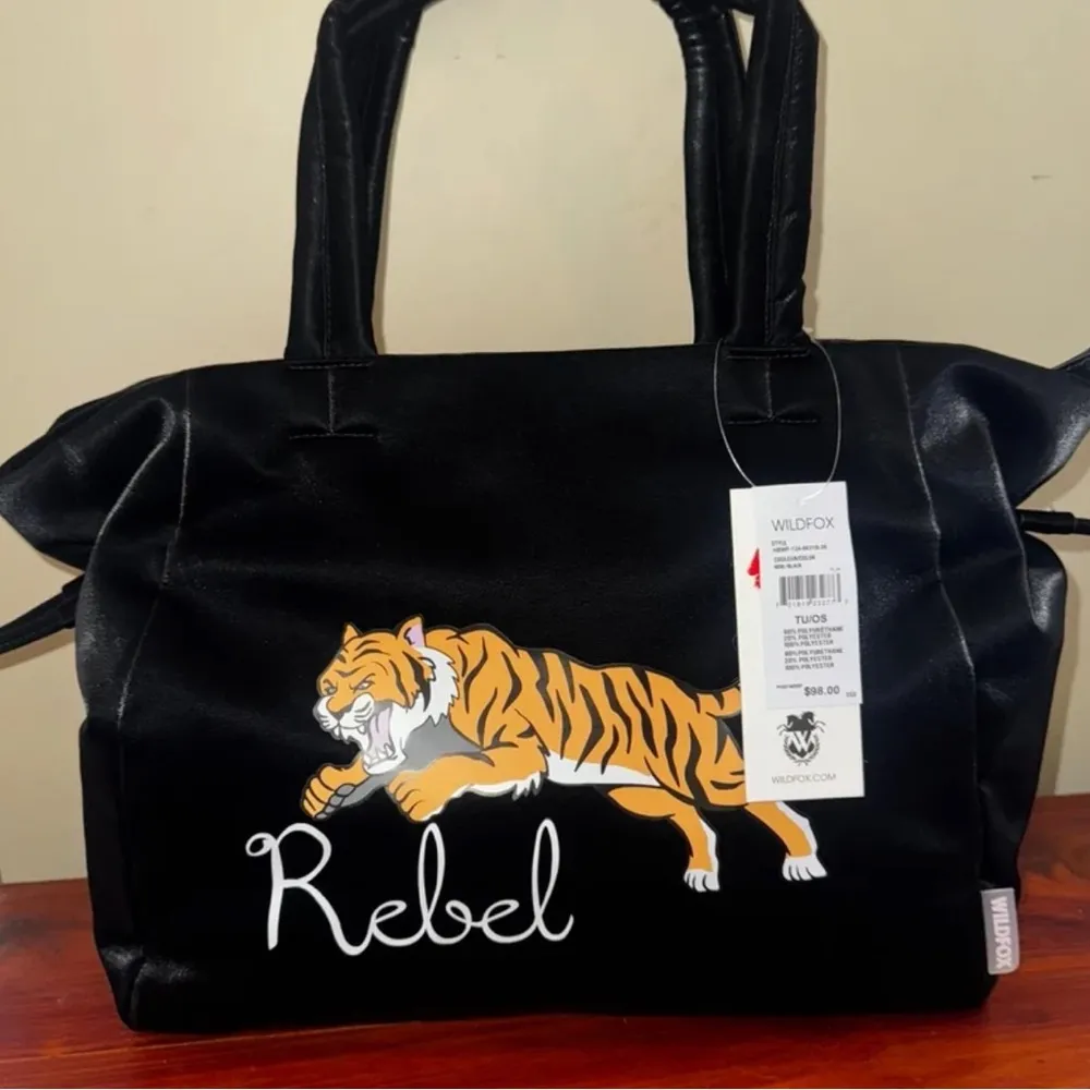 Wildfox Black Tiger Tote Bag - Image 5