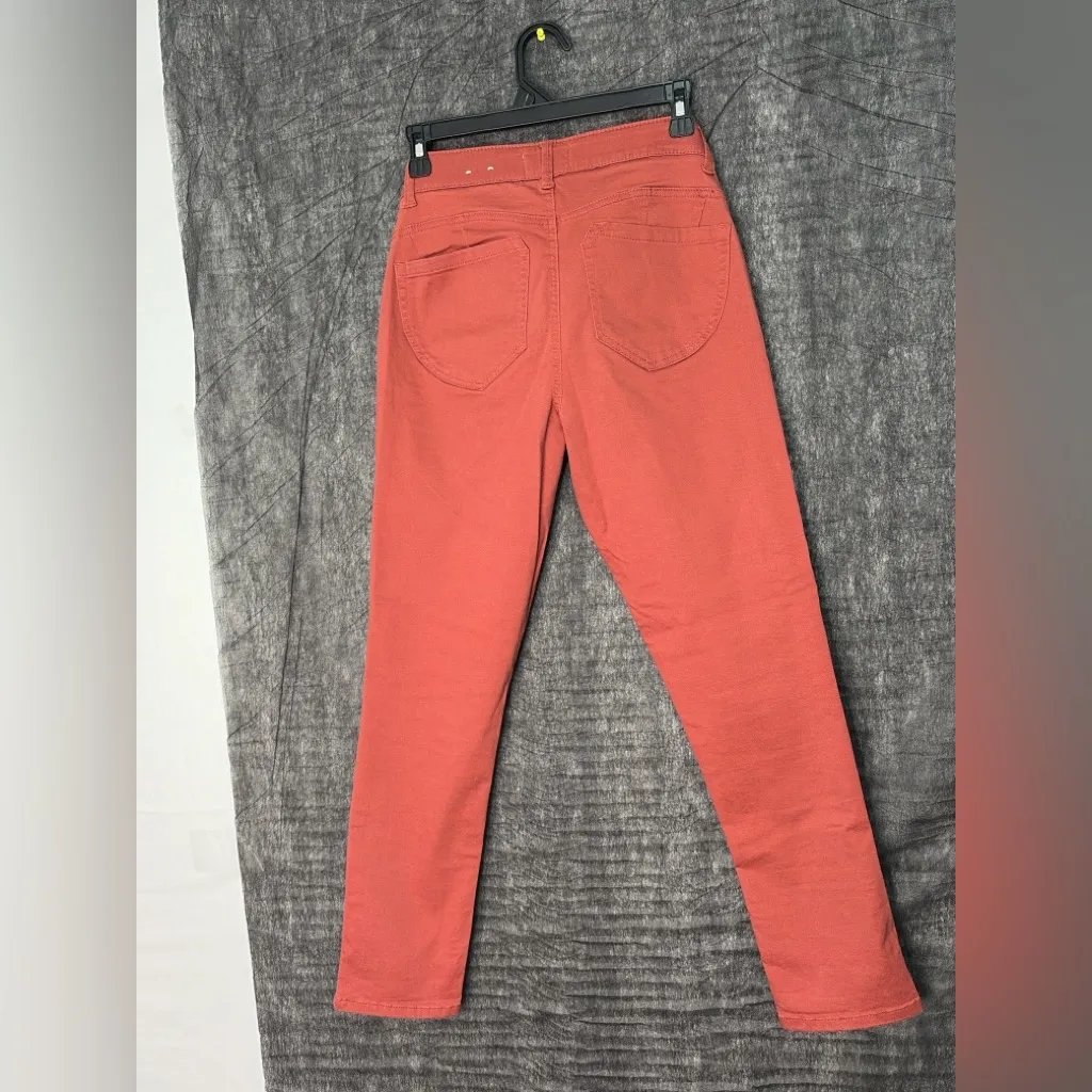 Gibson Latimer Rust Skinny Pants Size 4 Stretch Slim Fit(A256) - Image 5