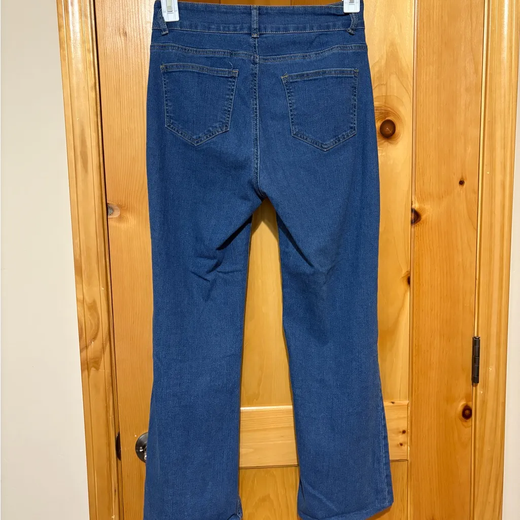 Halara Women's Blue Jeans Wide Leg Trouser High Rise Size 29/8 - Image 3
