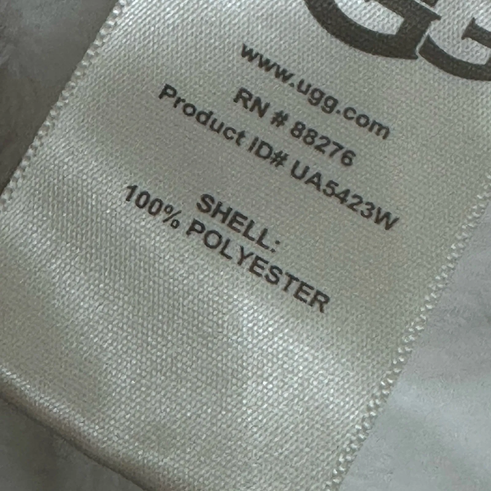 UGG Sweater Womens Size Small White Long Sleeve Open Front Cardigan Pockets - Image 9