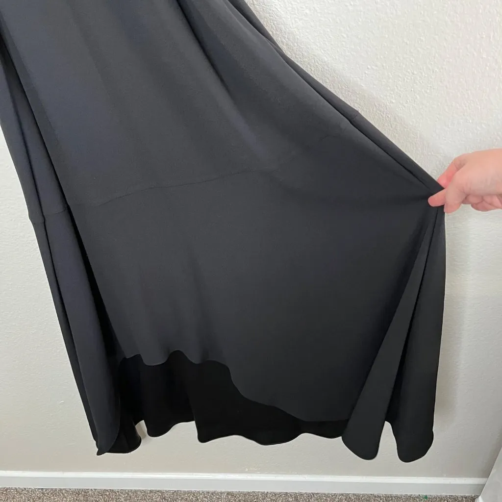 Reiss Womens Black Sleeveless Raya Belted Maxi Dress Size 4 - Image 8