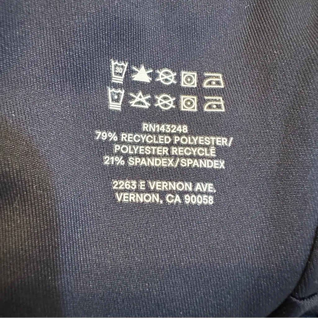 Reformation‎ Bella Ecomove Active Dress Plus Size 2X Navy Blue V-Neck Racerback - Image 8