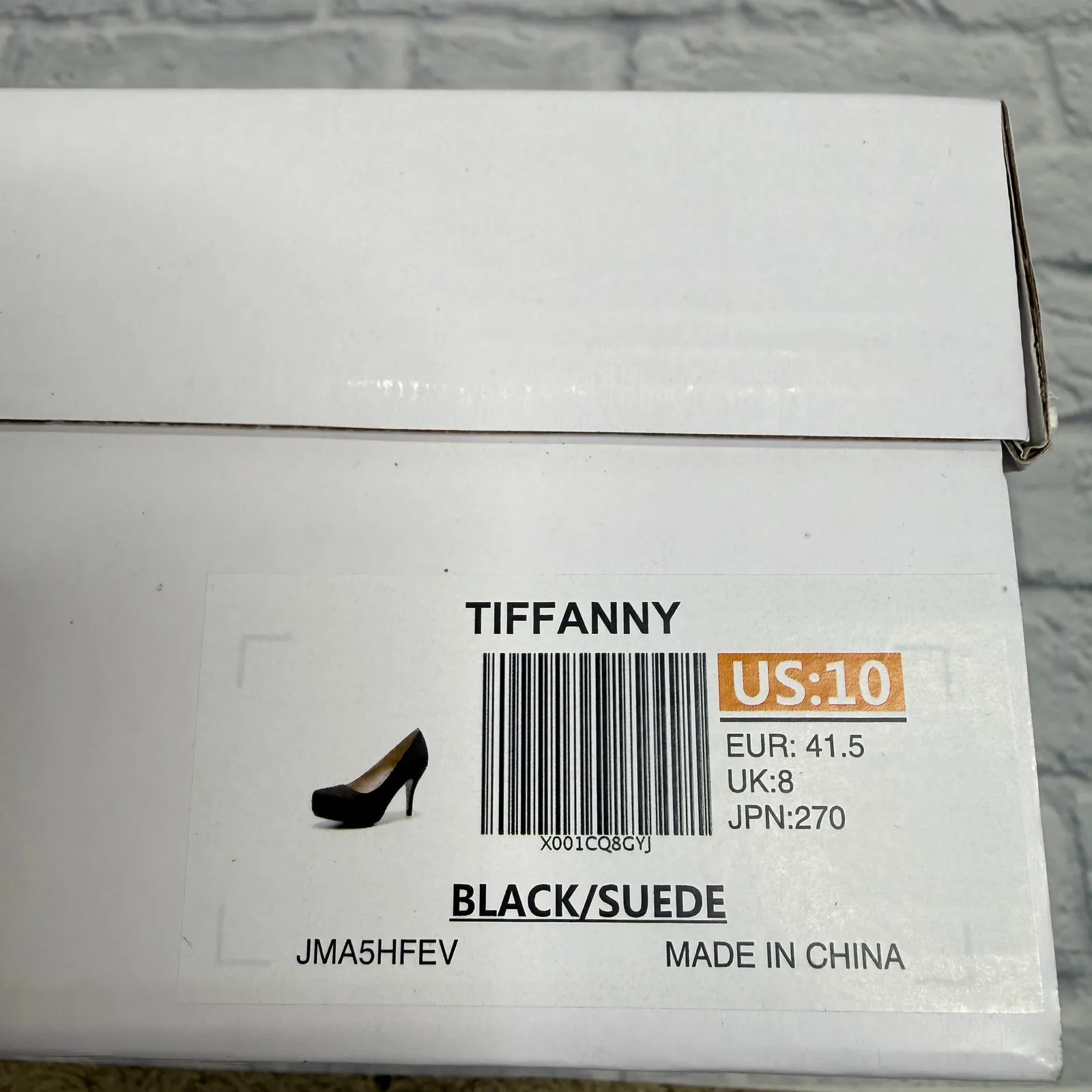 Brand New Dream Pairs Women's Tiffanny Shoes Black Suede Size 10 Classic Heels - Image 6