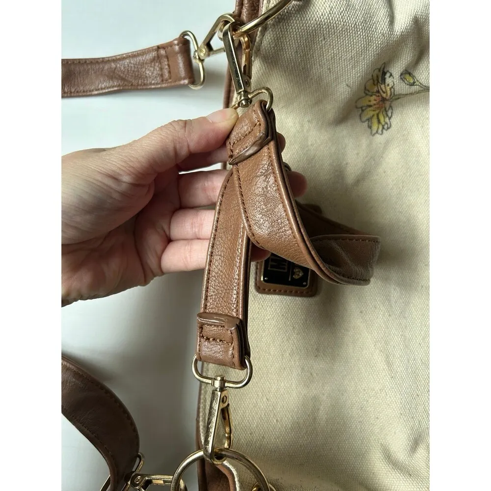 Loungefly Marvel Groot Guardians Of The Galaxy Crossbody Canvas Floral Purse - Image 9