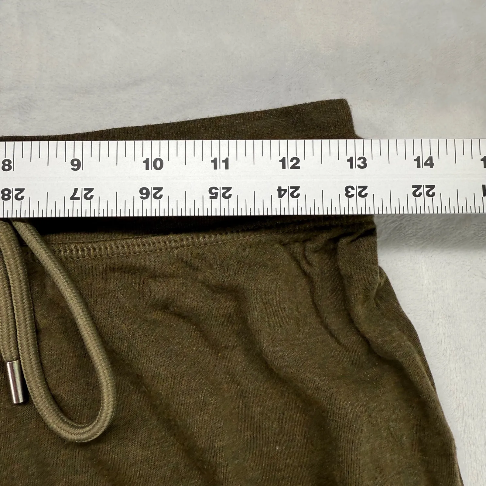 ATM‎ Drawstring Maxi Skirt Olive Green Casual Everyday Comfy S READ Size undefined - Image 2