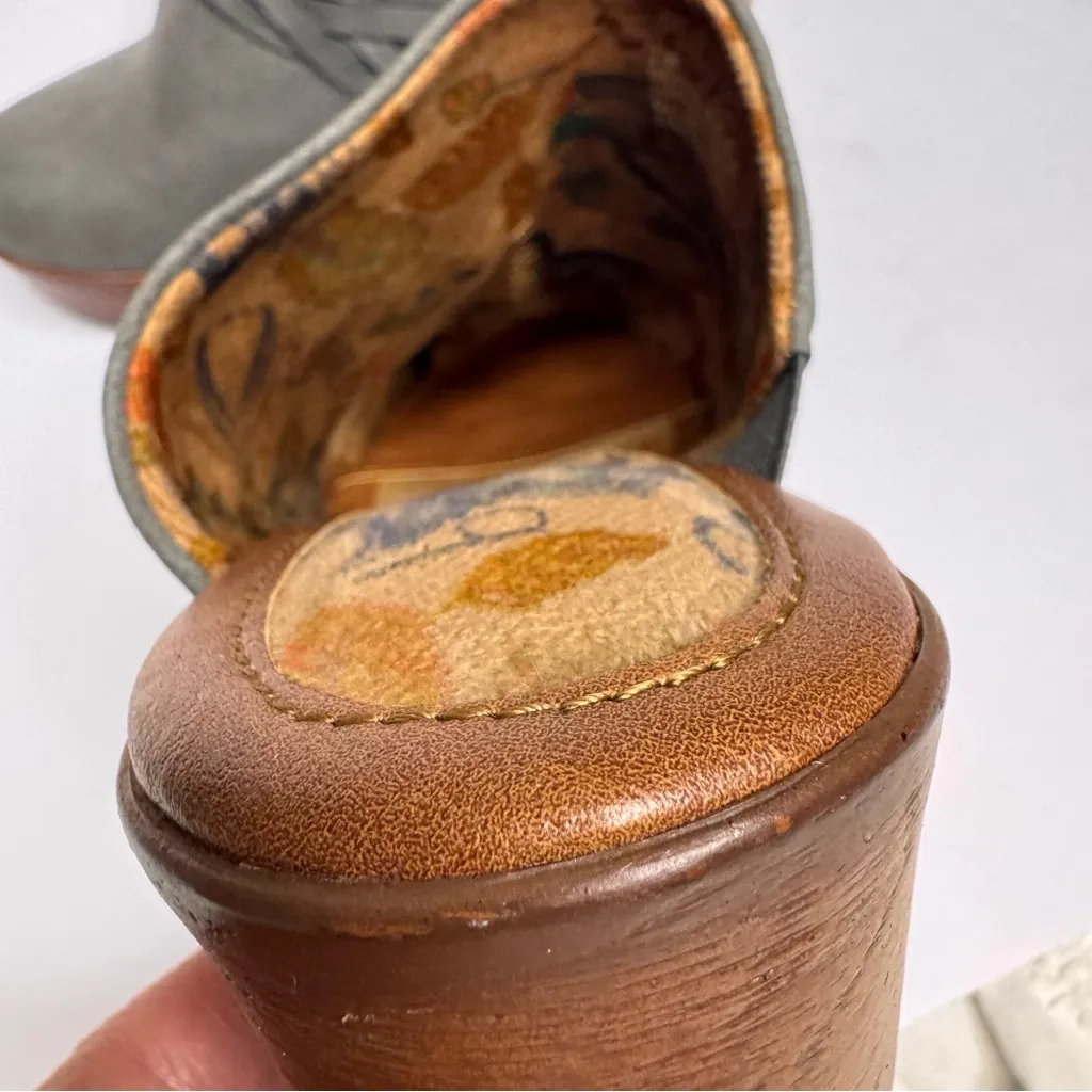 BOC BORN‎ CONCEPT Clogs Sz 7M Grey Faux Suede Block Heel Slip On Shoes Gray - Image 8