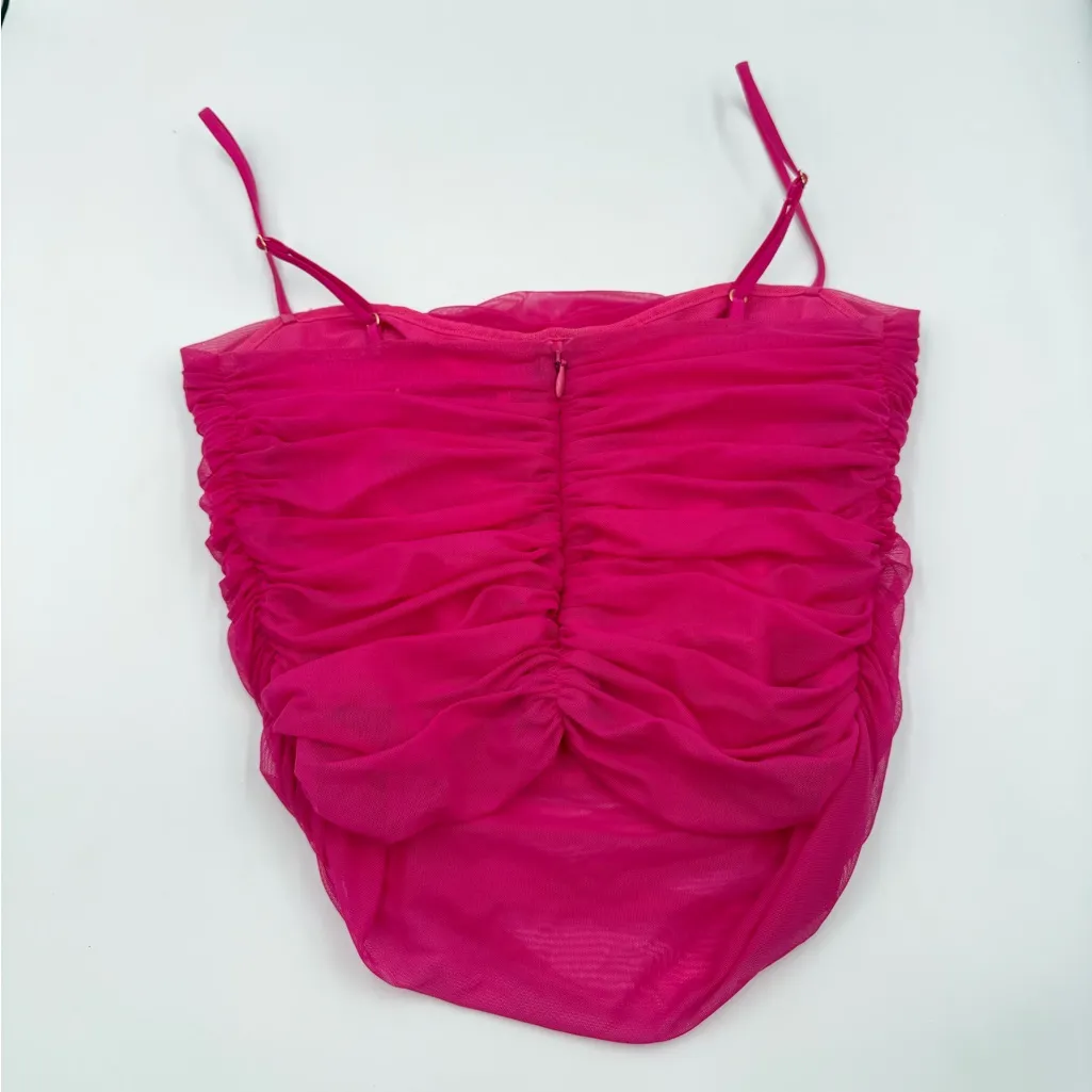 Aritzia Babaton Mesh Corset Top - Image 3