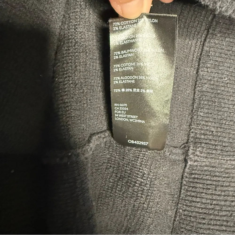 Free People Black High Neck Ottoman Slouchy Tunic Sweater Size Small - Image 4