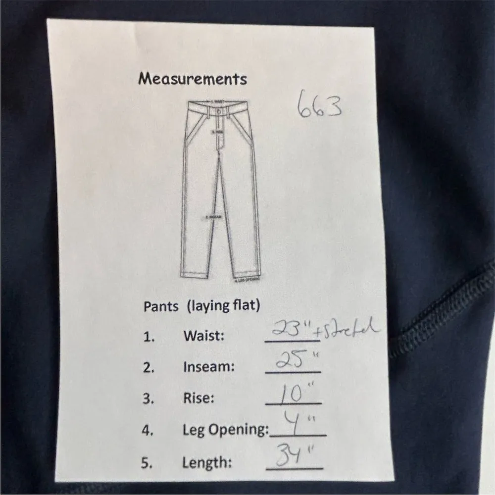 Faja Mary Women's Black High Waist Leggings Size M Casual Wear Blue Size M - Image 9