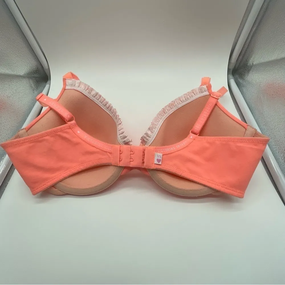 Victoria’s Secret Cotton Lingerie Pink Lined Perfect Coverage Bra - Image 7