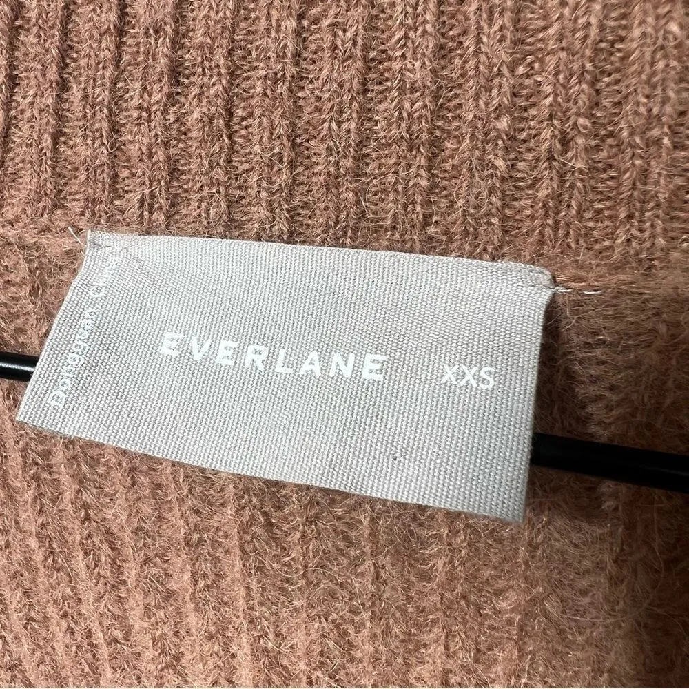 Everlane The Oversized Alpaca Merino Blend Cardigan Button Front Sweater XXS - Image 3