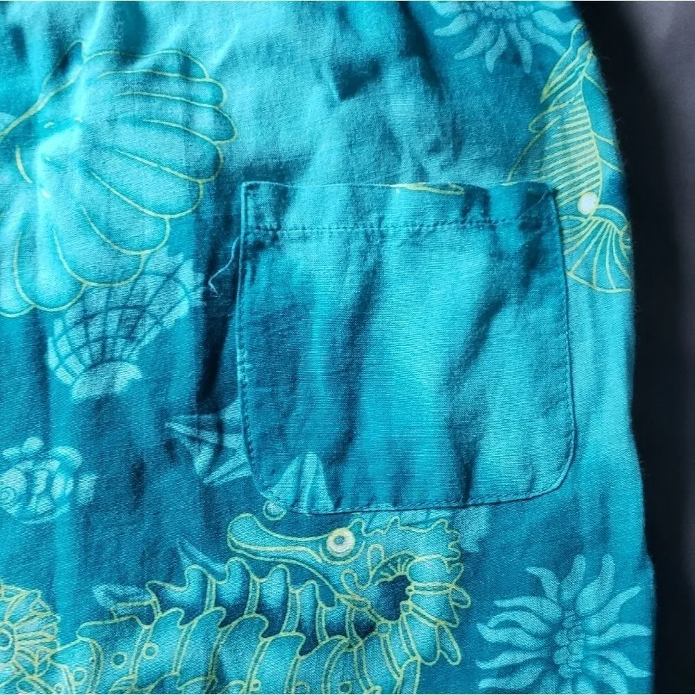 Seahorse ocean scene Summer dress - Image 3