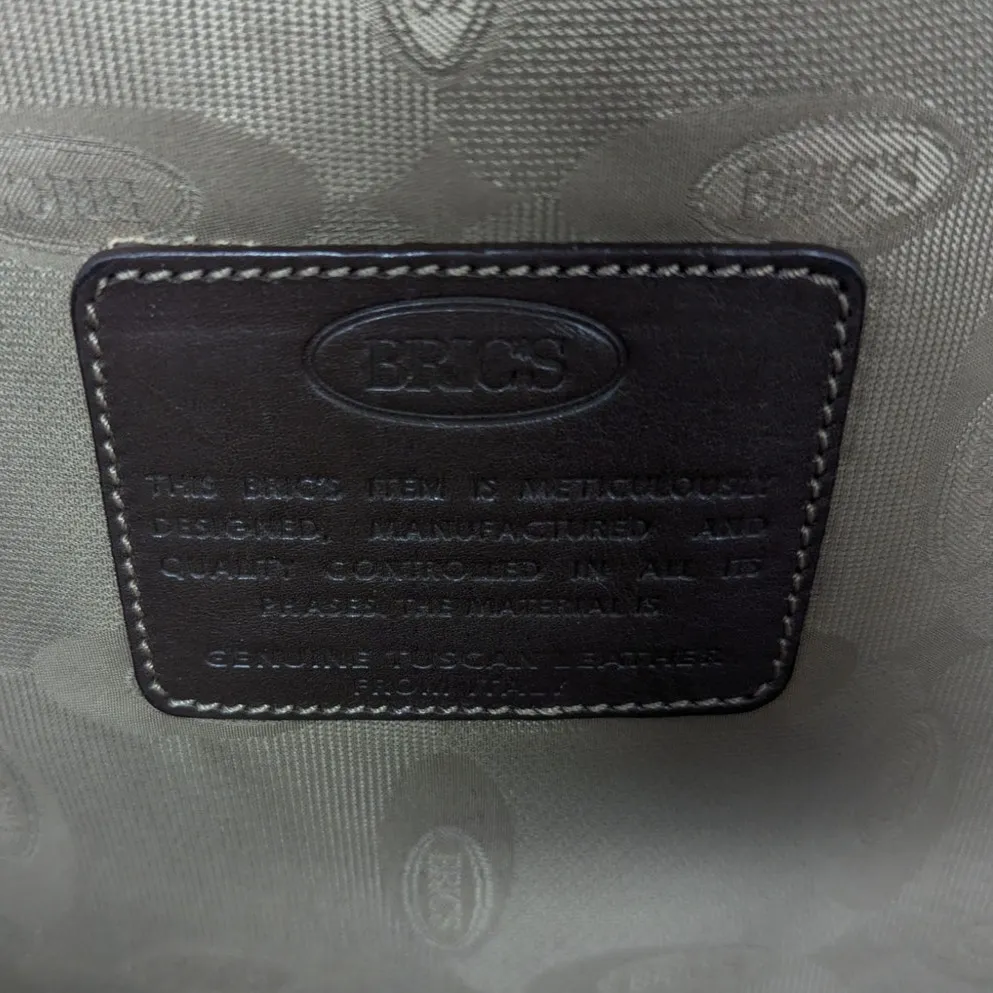 Bric's Leather Top Handle Messenger Bag Brown - Image 9