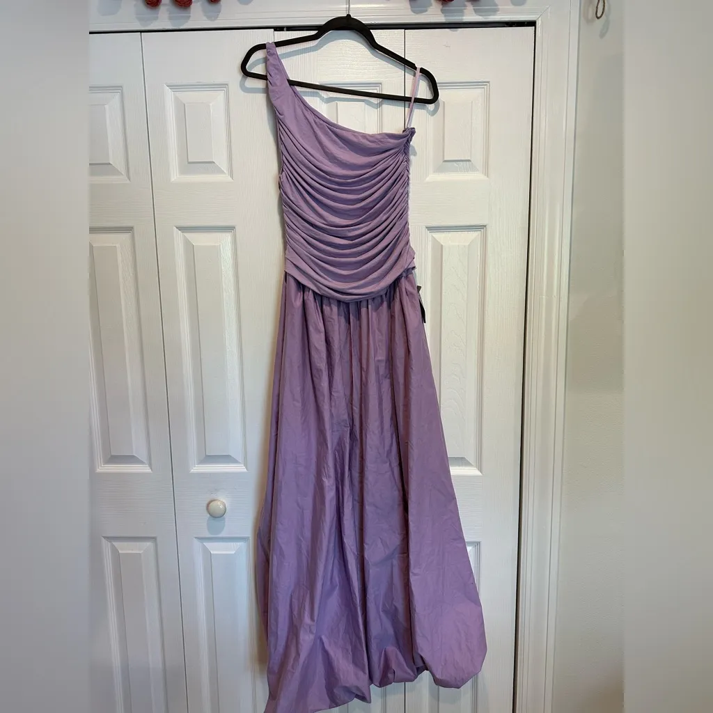 Elexiay Kebbi Dress Purple Size L - Image 4