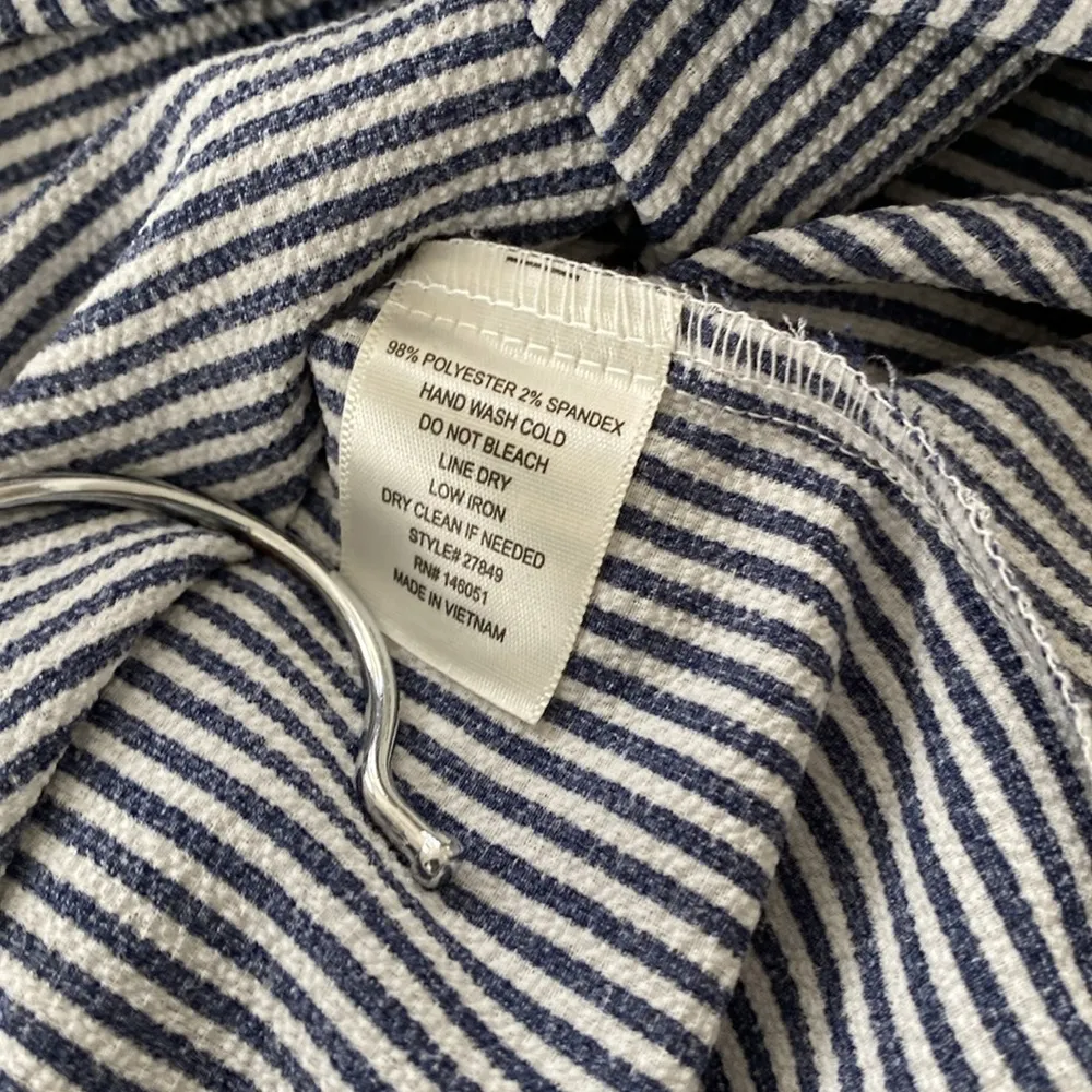 Monteau Strip Blouse size Medium - Image 6