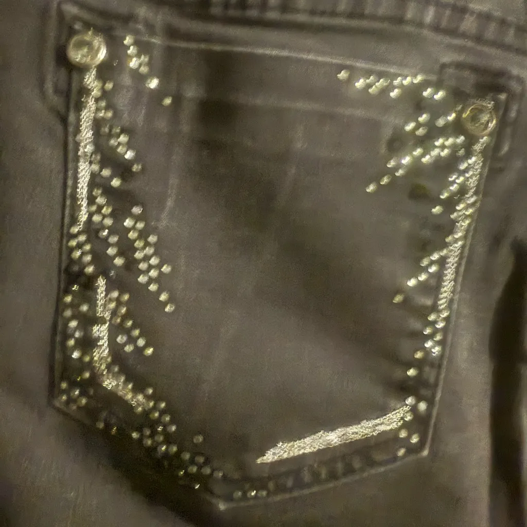 Miss Me Men's Dark Gray Skinny Jeans - Image 5