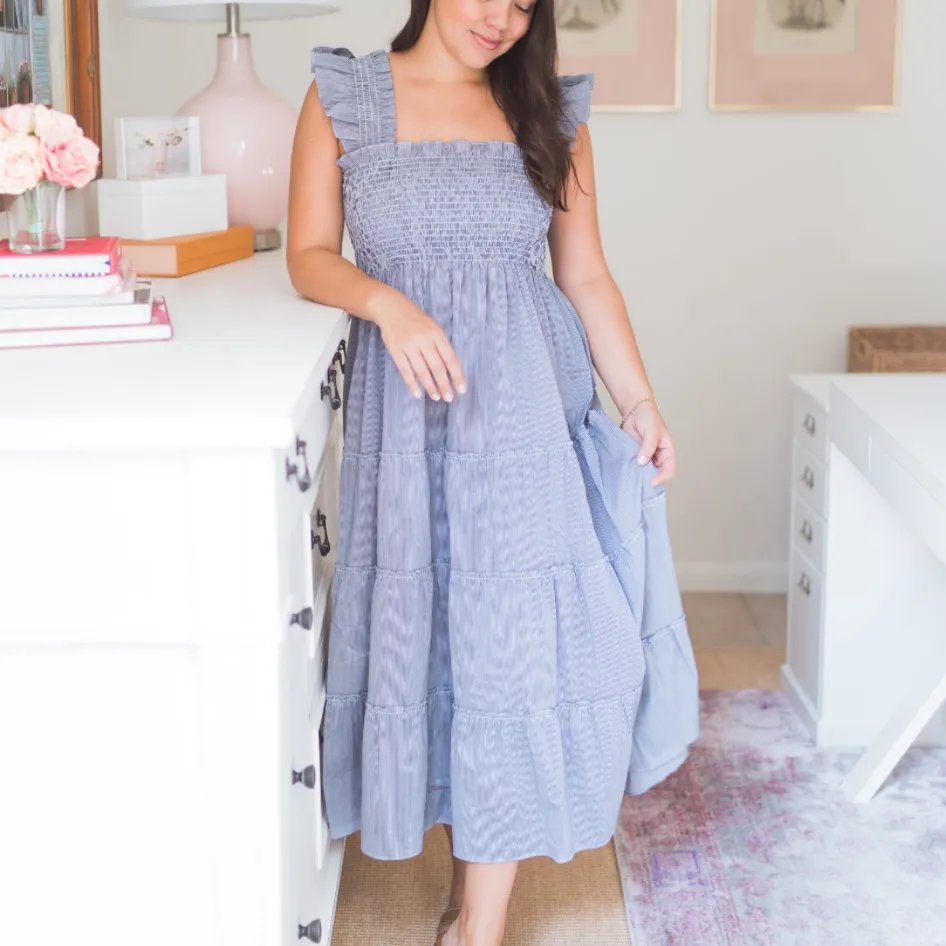 NWT Hill House Ellie Nap Dress in Navy Gingham - Image 2