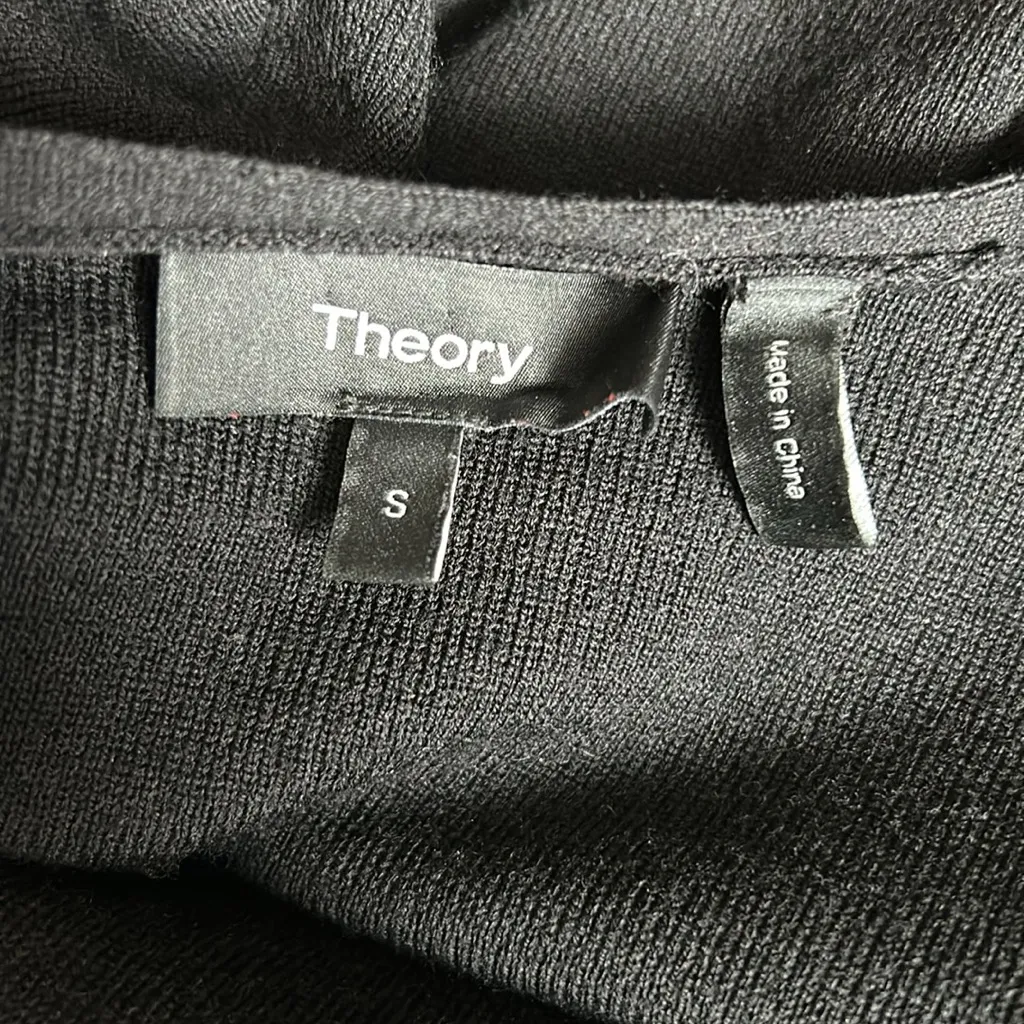 3/$15 THEORY tie sides open cardigan - Image 4