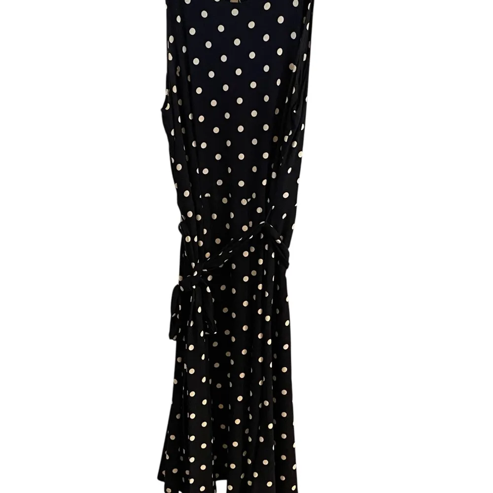 Lauren Ralph Lauren Polka Dot Midi navy White classic polo old money dress 10 - Image 8