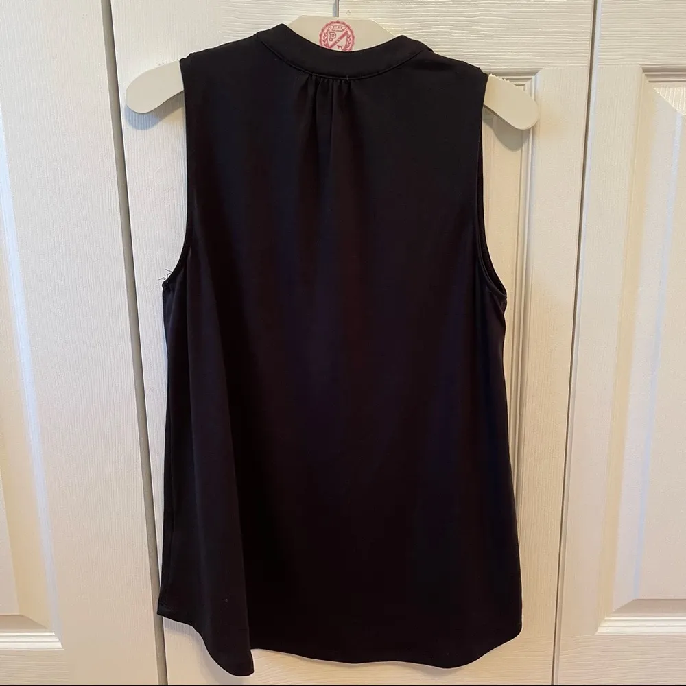 Allison Joy  Black V-neck Tank Evereve - Image 3