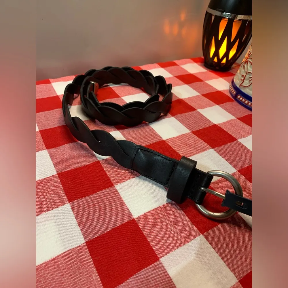 Universal Thread Black Braided Belt - Image 2